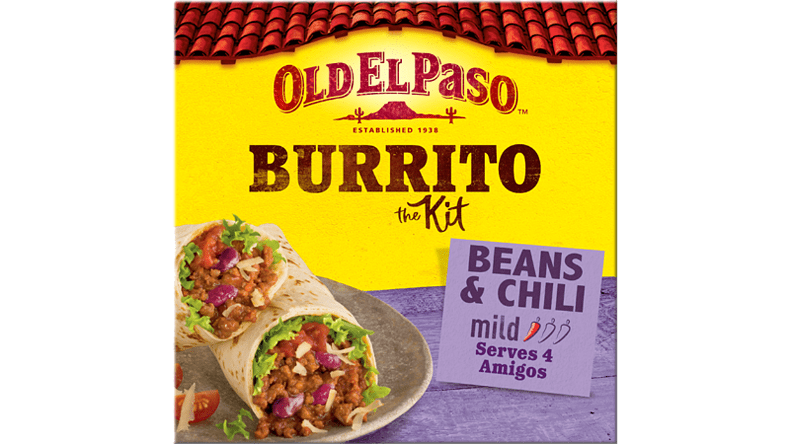 Beans And Chilli Mild Burrito The Kit